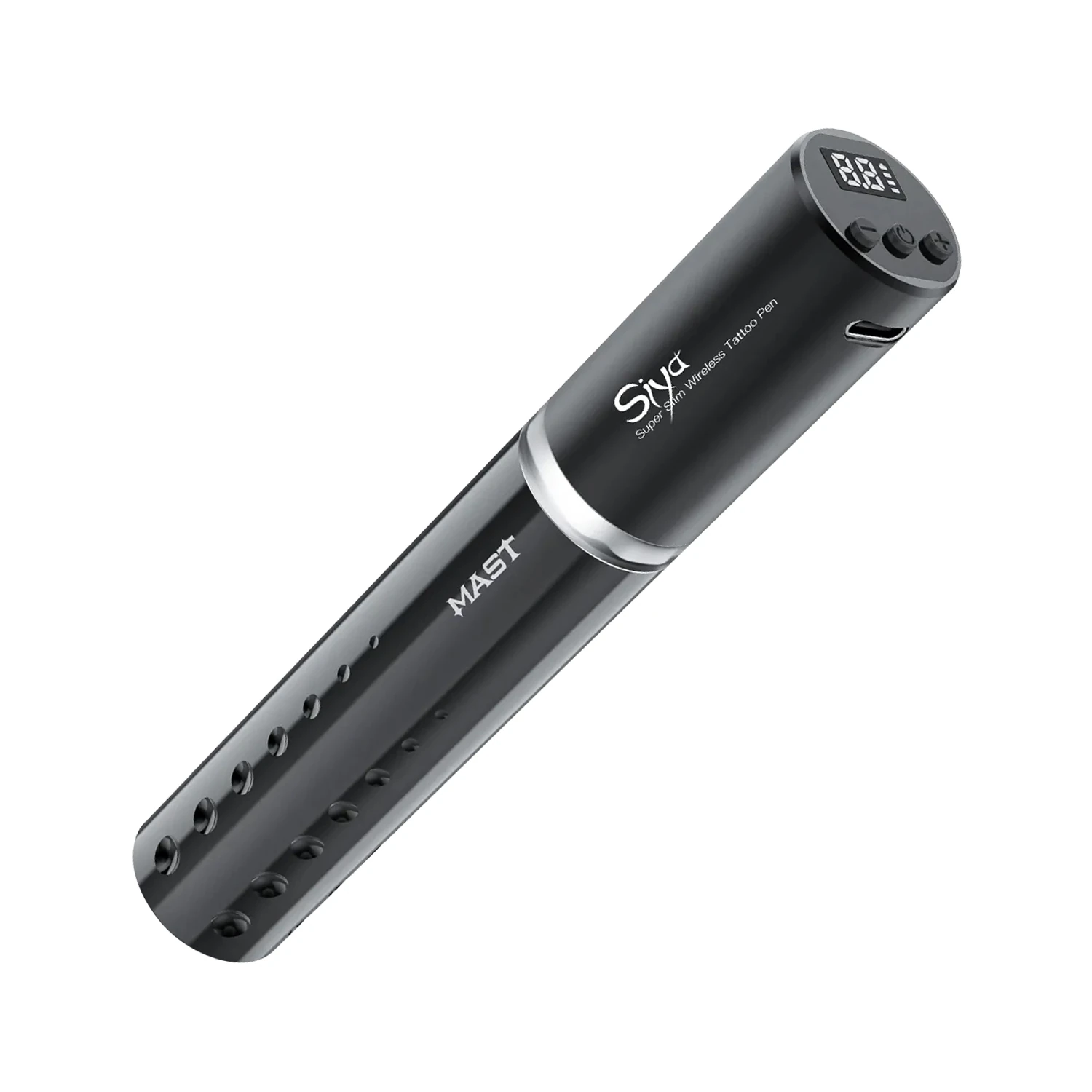 Dragonhawk Mast Tour Siya Wireless Pen PMU / SMP Tattoo Machine – Schwarz