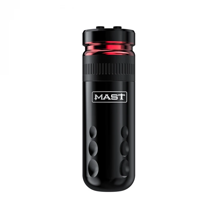 Dragonhawk Mast Racer Wireless Pen Tattoo Machine mit zusätzlichem Akku – Schwarz – 4,0 mm Hub