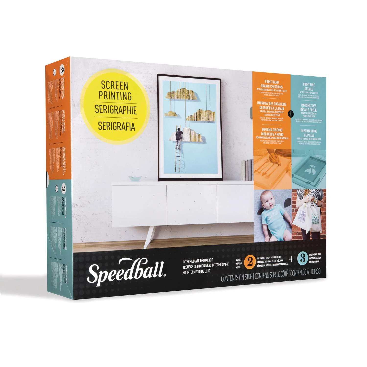 Speedball® Siebdruck-Deluxe Set für Fortgeschrittene 58579