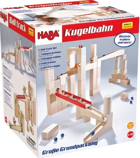 Kugelbahn – Bausatz (Grundpackung, 42 Teile)