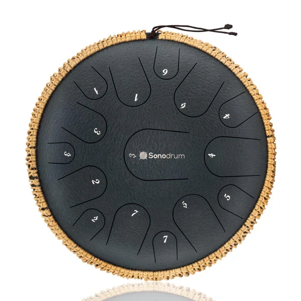 Sonodrum Zungentrommel "Premium" – Handgefertigt, 35,5 cm, 15 Zungen, C-Dur