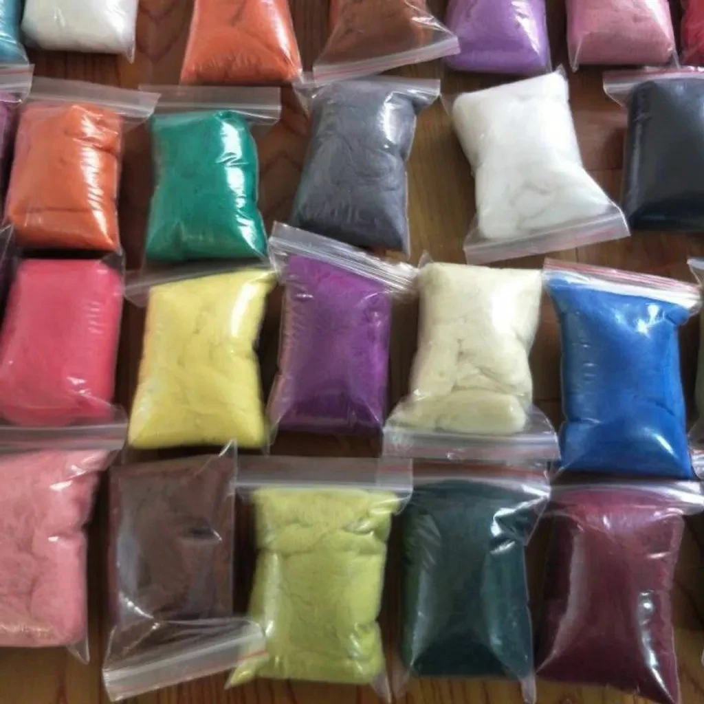 25 Farben Märchenwolle – Filzwolle-Set für Trockenfilzen & DIY-Projekte