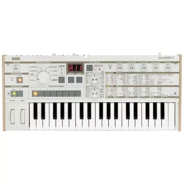 Korg microKORG S – Kompakter Synthesizer mit integrierten Lautsprechern